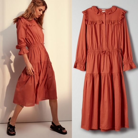 Aritzia Wilfred LA boheme Gaia dress